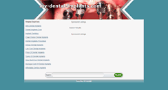 Desktop Screenshot of my-dental-implants.com